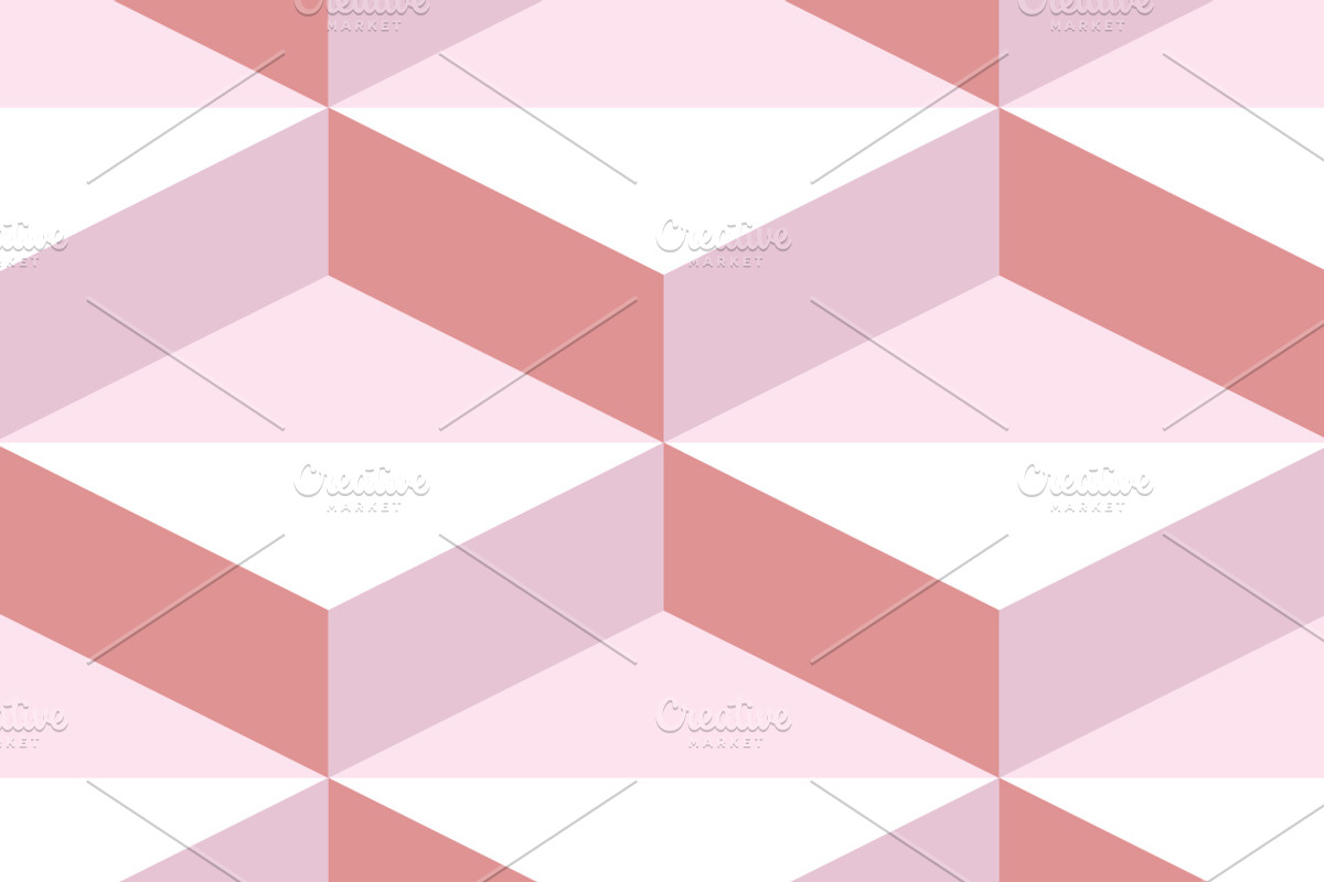 Set of pink geometric patterns preview 4