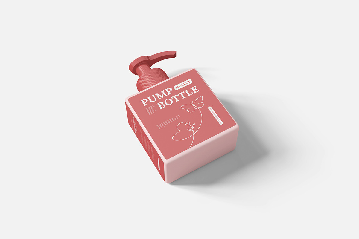 Pump Bottle Mockup, a Product Mockup by Indah (Photo 2 of 6)