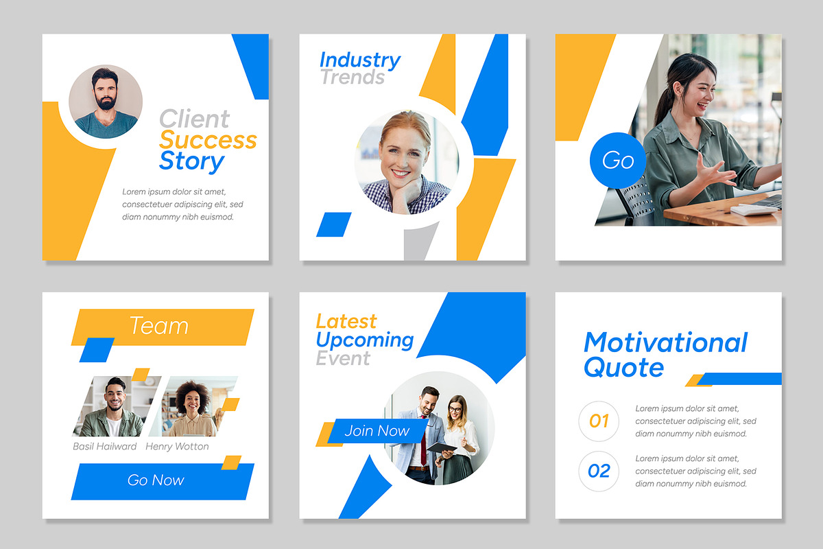 Corporate Social Media Post Template, an UI Kit Template by CreativeShaper (Photo 3 of 3)