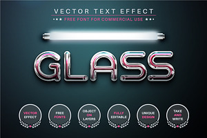 Super Light - Editable Text Effect