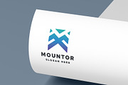Mountor Letter M Logo, a Branding & Logo Template by Design_Planet (Thumbnail 1 of 5)