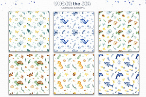 Under The Sea Watercolor Collection