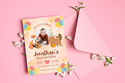 2 First Birthday Invitations Cute, a Templates & Theme by TemplateCastleStore (Thumbnail 8 of 9)