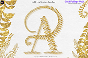Procreate Brushes Gold Foliage Vol 1, a Brush Add-On by Fashion Workshop Bkk (Thumbnail 5 of 11)