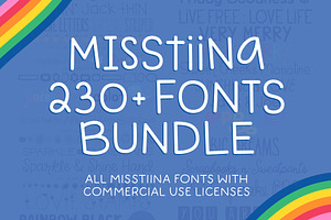 Miss Tiina Fonts - Font Bundle, a Handwritten Font by Miss Tiina