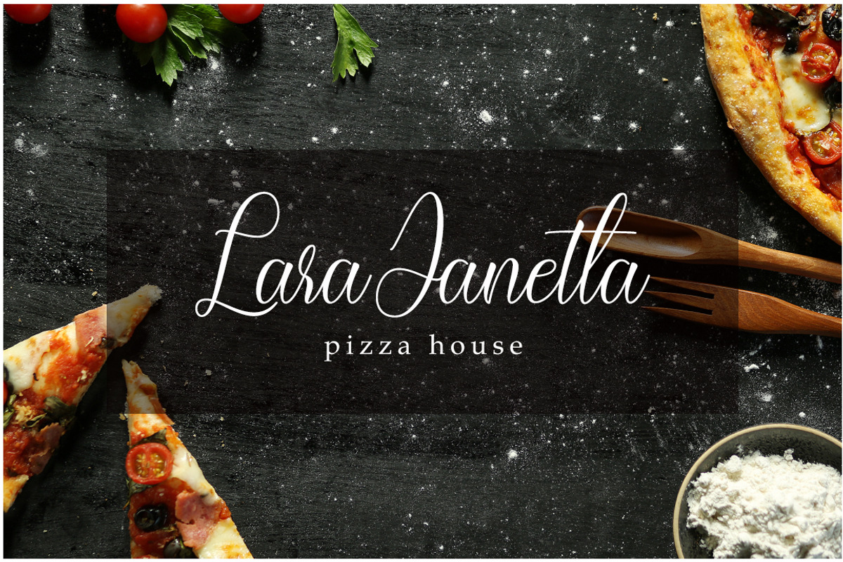 ametta Script Font preview 4