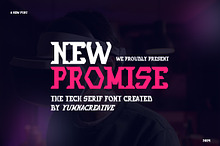 Newpromise - Tech Serif Font