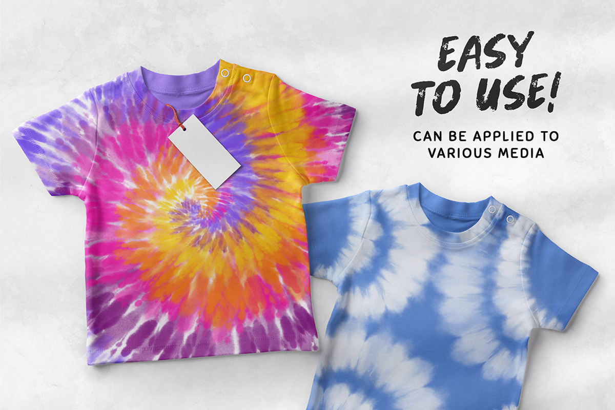 Procreate Realistic Tie Dye Brushes, a Brush Add-On by Nurmiftah (Photo 4 of 12)