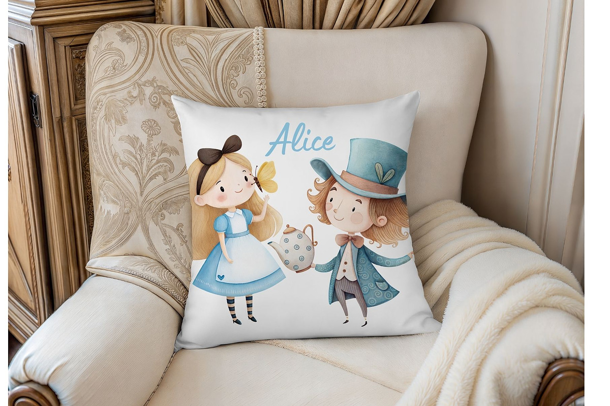 Alice’s Adventure Watercolor, an Illustration by MockupWizard (Photo 5 of 5)