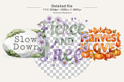 Floral Growth Quote Sublimation PNG, an Illustration by Artnoy (Thumbnail 3 of 8)
