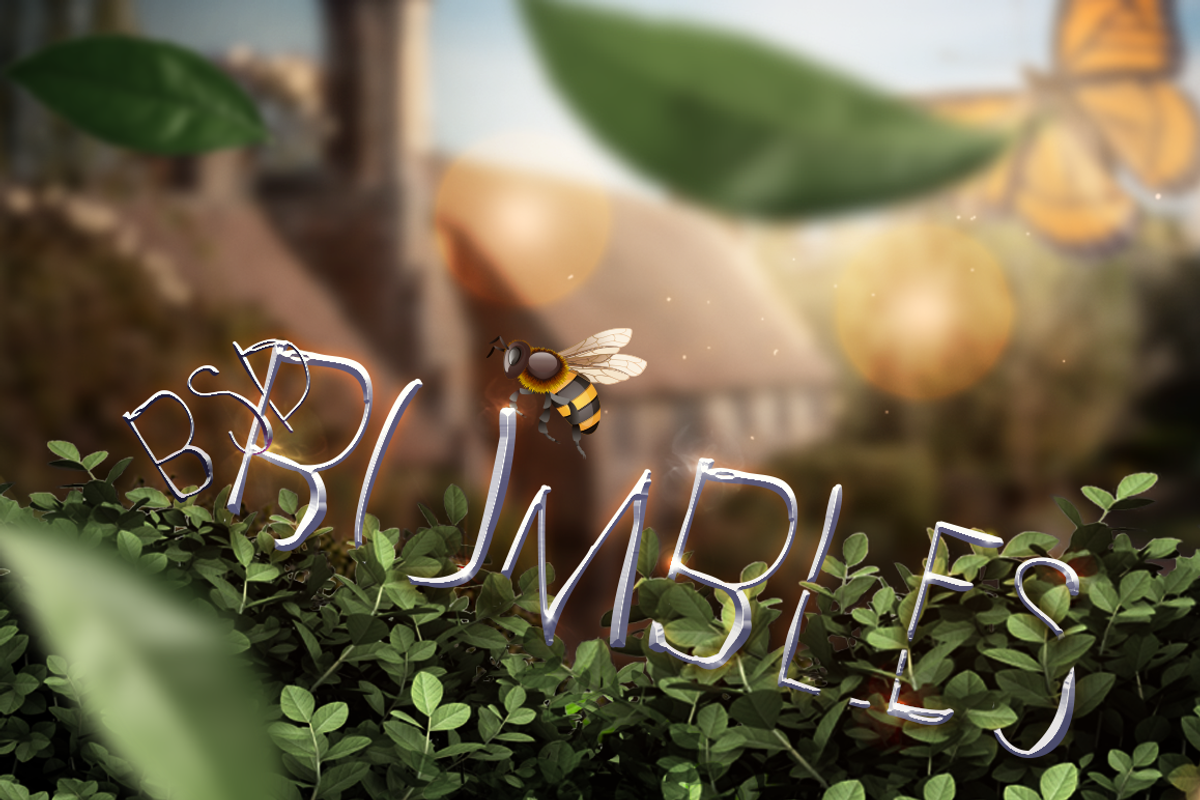 BSD Bumbles Font, a Handwritten Font by Blue Sky Design (Photo 1 of 2)