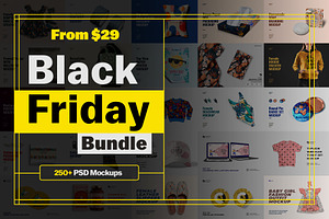 Black Friday PSD Mockup Bundle 2022