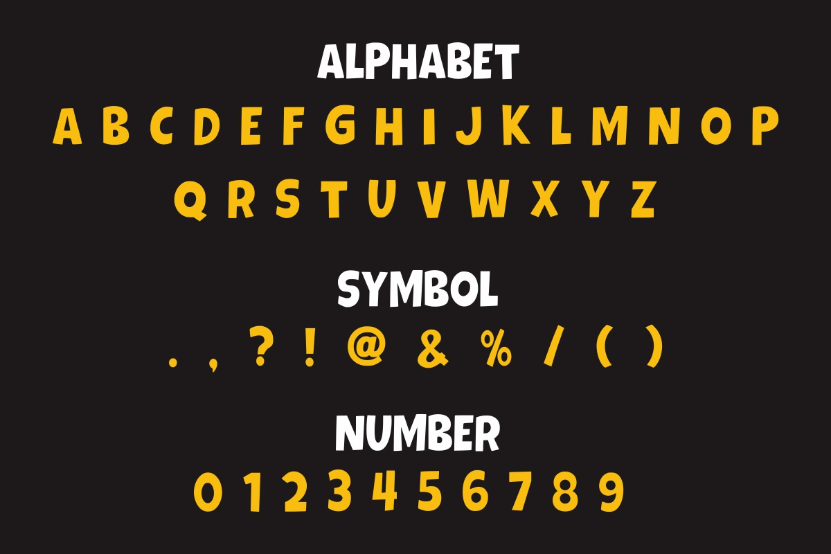 Ghonam - Kids Font, a Handwritten Font by Fourteen Letter (Photo 5 of 8)