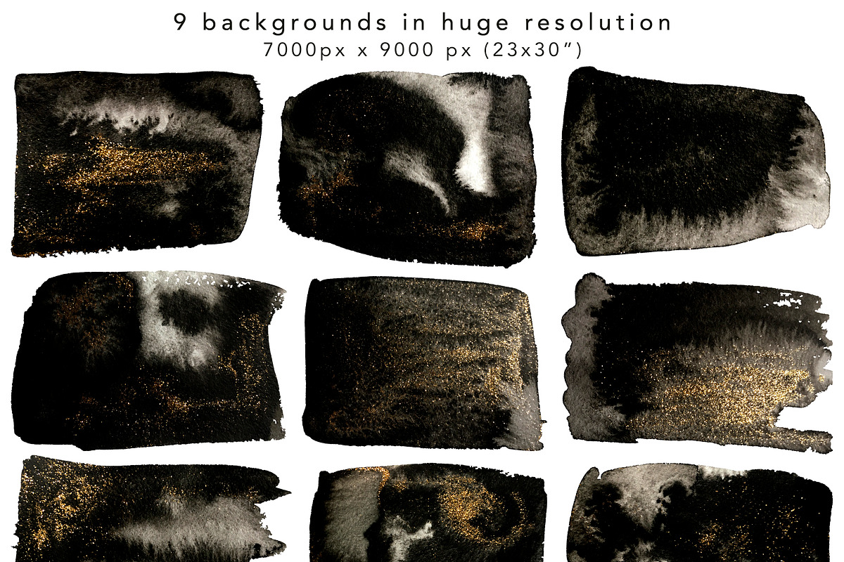 Black & Gold textures, a Texture Graphic by Vera●Suleimanova (Photo 8 of 10)