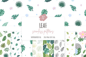 Leaf Seamless Patterns