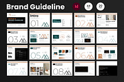 Brand Guideline Template Landscape, a Brochure Template by Slide-Agency (Thumbnail 2 of 2)
