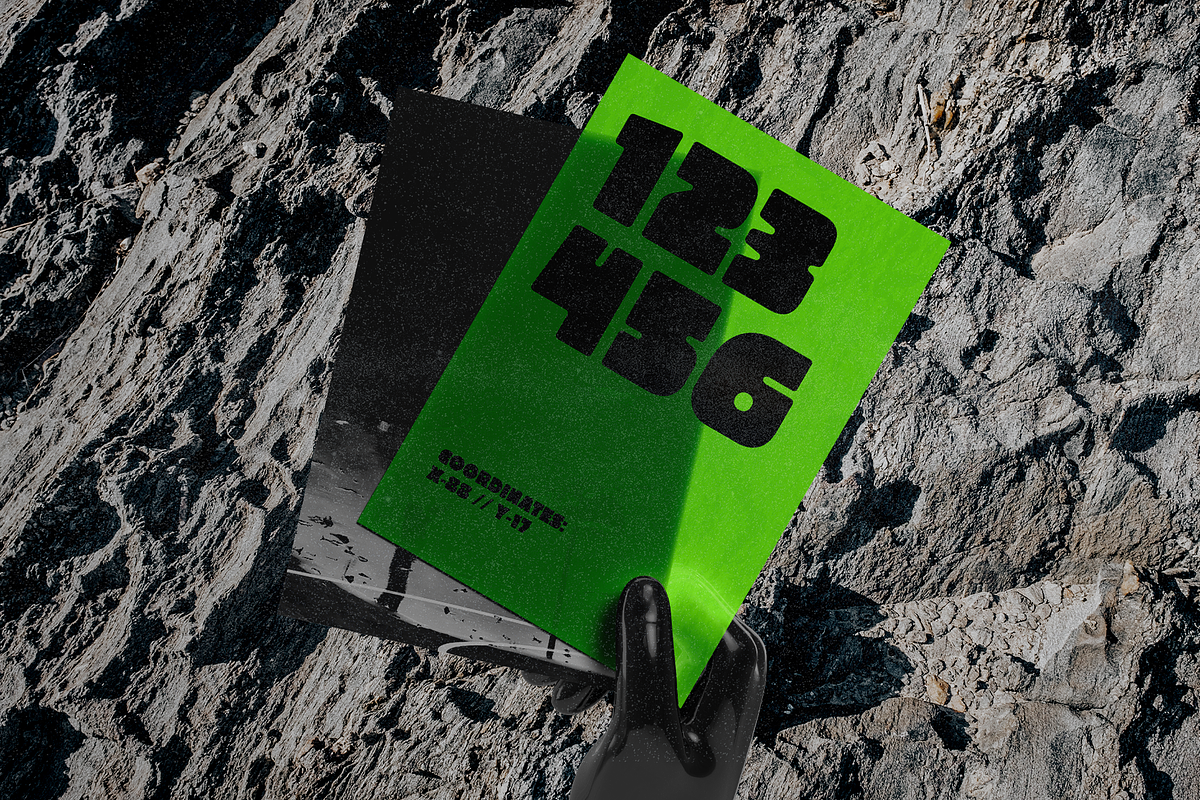 Bumps – Space Poster Display Font, a Sans Serif Font by Drizy (Photo 7 of 8)