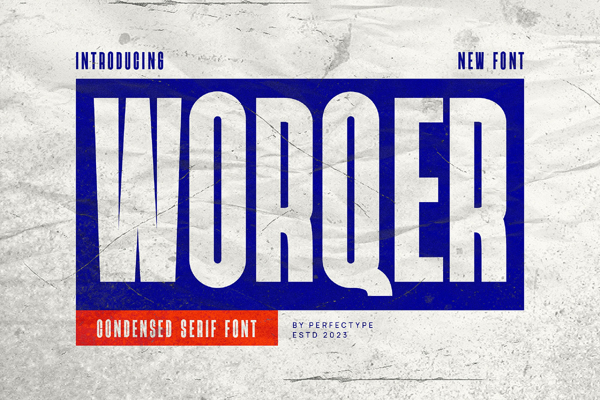 Worqer Modern Sans Serif Font, a Sans Serif Font by Perfectype (Photo 1 of 10)