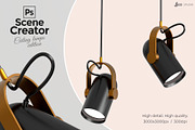 30 PSD scene creator ceiling lamps, a Household Mockup by JAZZ STUDIO (Thumbnail 2 of 5)