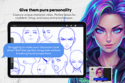 Big Female Procreate Bundle, a Brush Add-On by Selentaori Studio (Thumbnail 9 of 20)