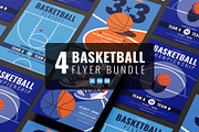 4 Basketball flyer template Bundle, a Flyer Template by Sandypramana (Thumbnail 1 of 3)