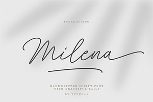 Milena Beautiful Handwritten Script