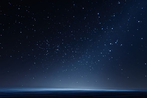 Stars shine bright over the ocean, a Photo by Beautiful things