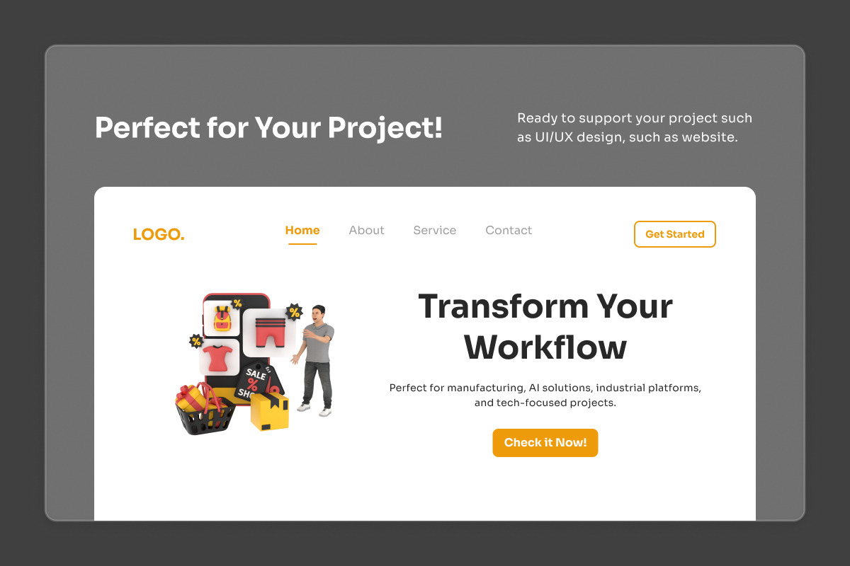 Ecommerce Activities 3D Icon Pack, a Work Illustration by twinstd (Photo 5 of 7)