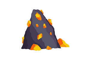 Mining element. Game mining props, an Object Illustration by the8monkey