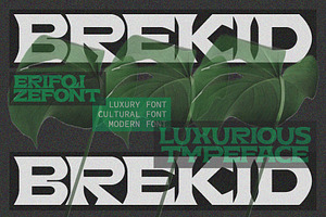 Brekid Luxurious Font
