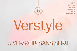 Verstyle A Versatile Sans Serif