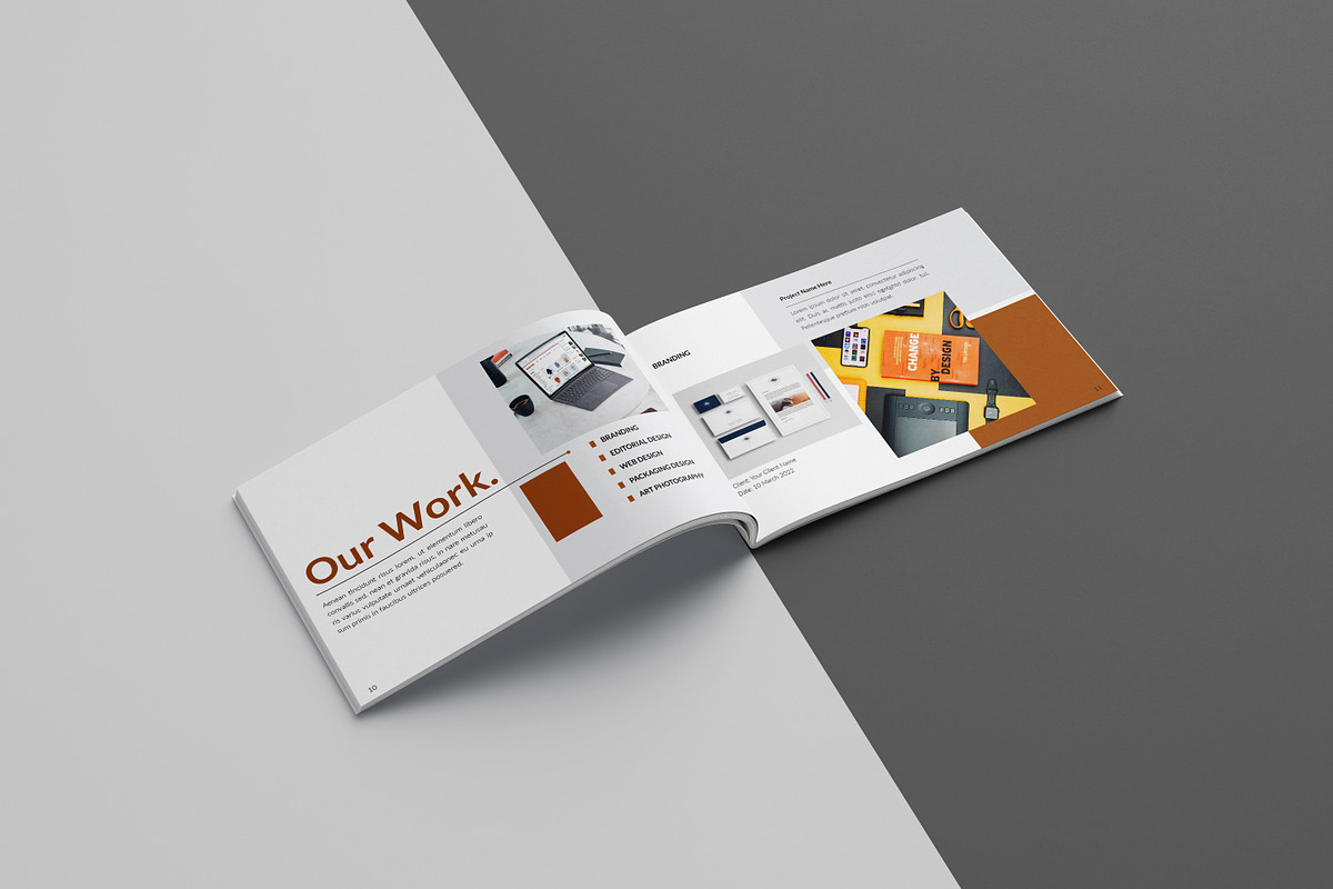 Design Portfolio Template, a Brochure Template by Template Shop (Photo 5 of 9)