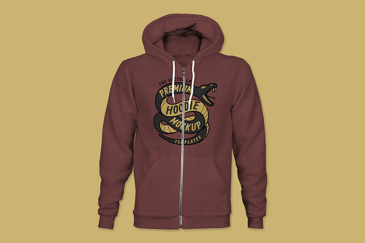 Men's Hoodie Mockup Templates, a Hoody Mockup by TheVectorLab (Photo 4 of 15)