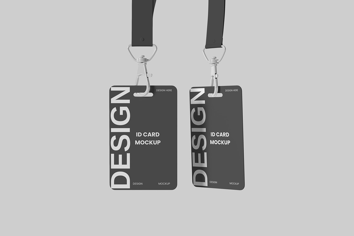 ID Card Mockup, an Advertising Mockup by safrizalstudio (Photo 2 of 4)
