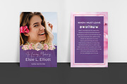 Funeral Program And Prayer Card, a Brochure Template by crazyOWL (Thumbnail 4 of 8)