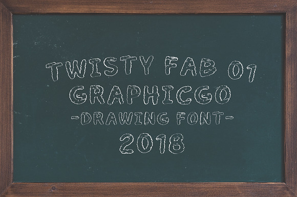 Twisty Fab-01 Font preview 4