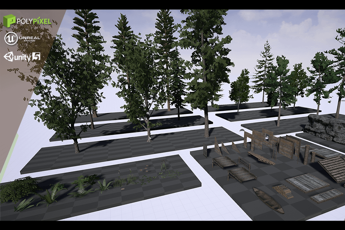 LakeSide Cabin, an Environmental 3D Model by PolyPixel (Photo 7 of 7)