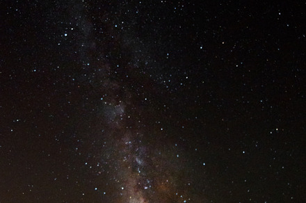 Milky way in the sky