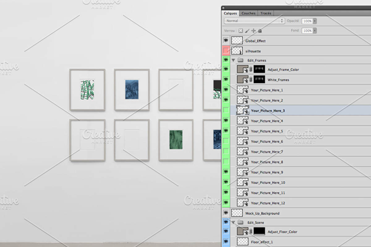 Gallery Exhibition Mockup - 03, a Print Template by Formelier (Photo 5 of 5)