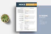 Modern Resume/CV Design, a Resume Template by Sharifull11 (Thumbnail 1 of 4)