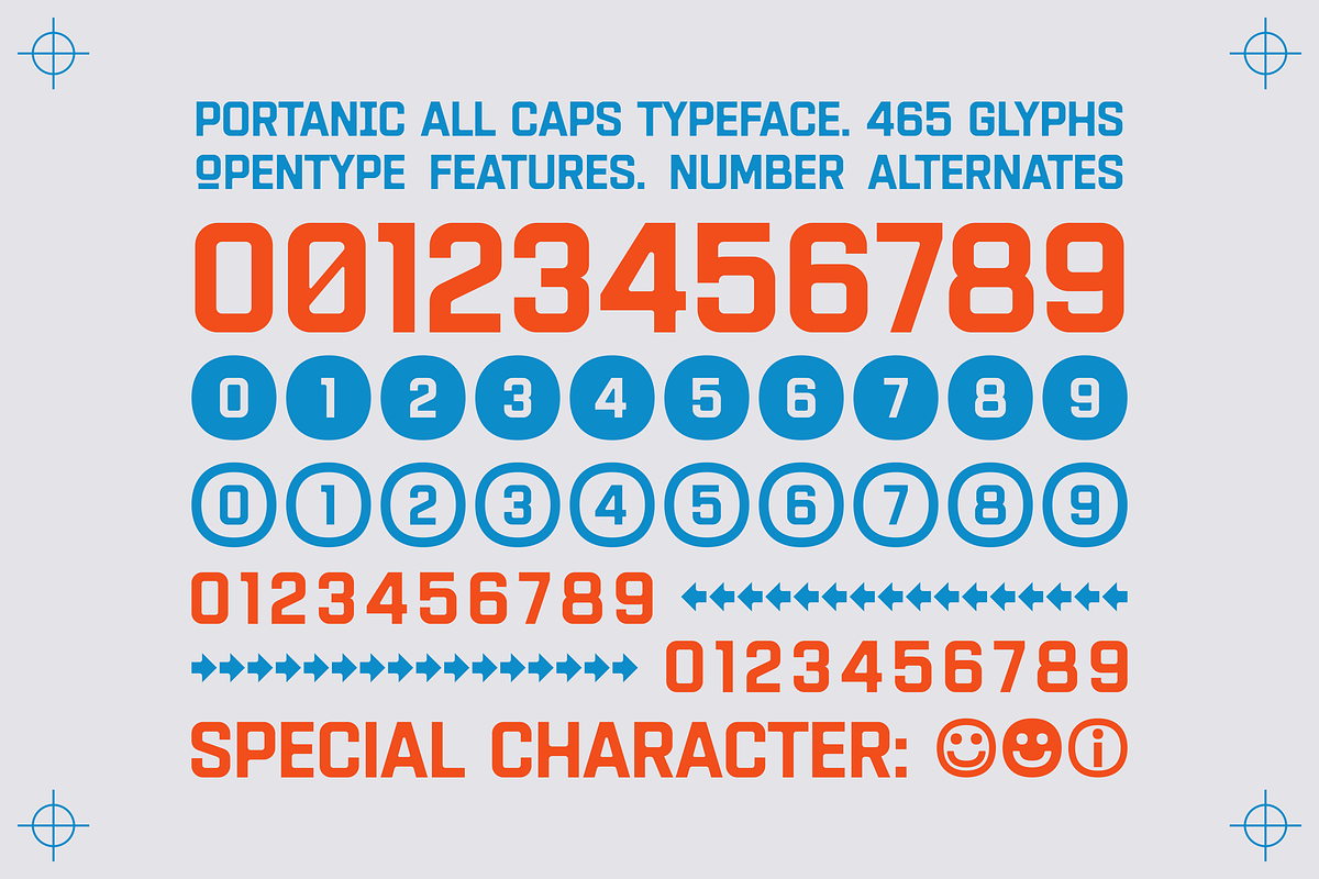 HF Portanic Typeface, a Sans Serif Font by 24Design Studios (Photo 6 of 9)