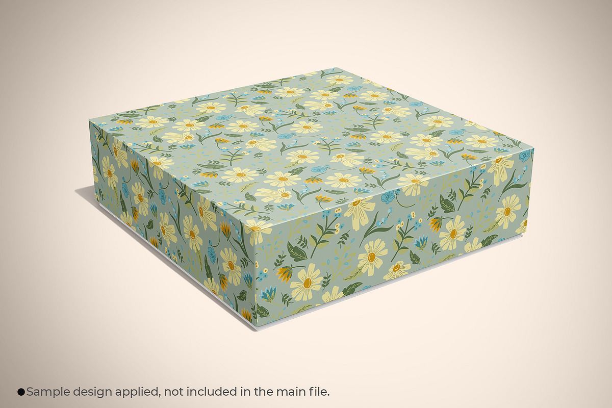 Square Box Packaging Mockup, a Packaging Mockup by Sheikhadesign (Photo 9 of 10)