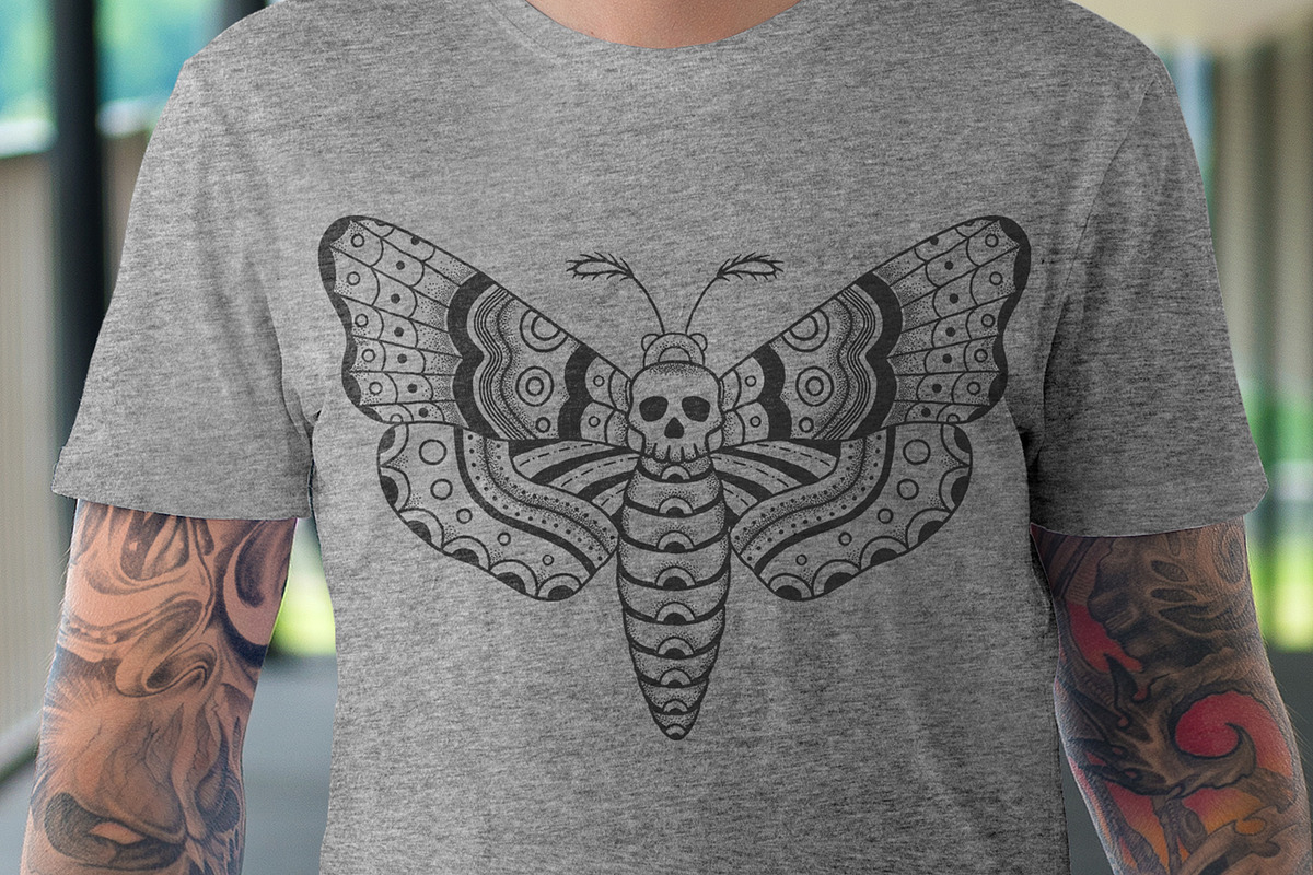 Death Head Moth Design, an Education Illustration by BAD TASTE (Photo 3 of 4)