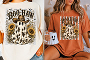 Boo Haw Ghost PNG,Western Halloween, a Seasonal Illustration by Libby Wishes (Thumbnail 3 of 3)