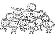 Cartoon kids frames and borders set, a Person Illustration by Bubert Art (Thumbnail 9 of 13)