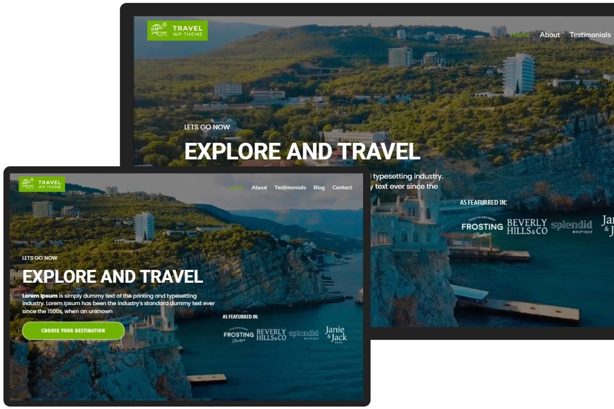 Travel WordPress Theme preview 6