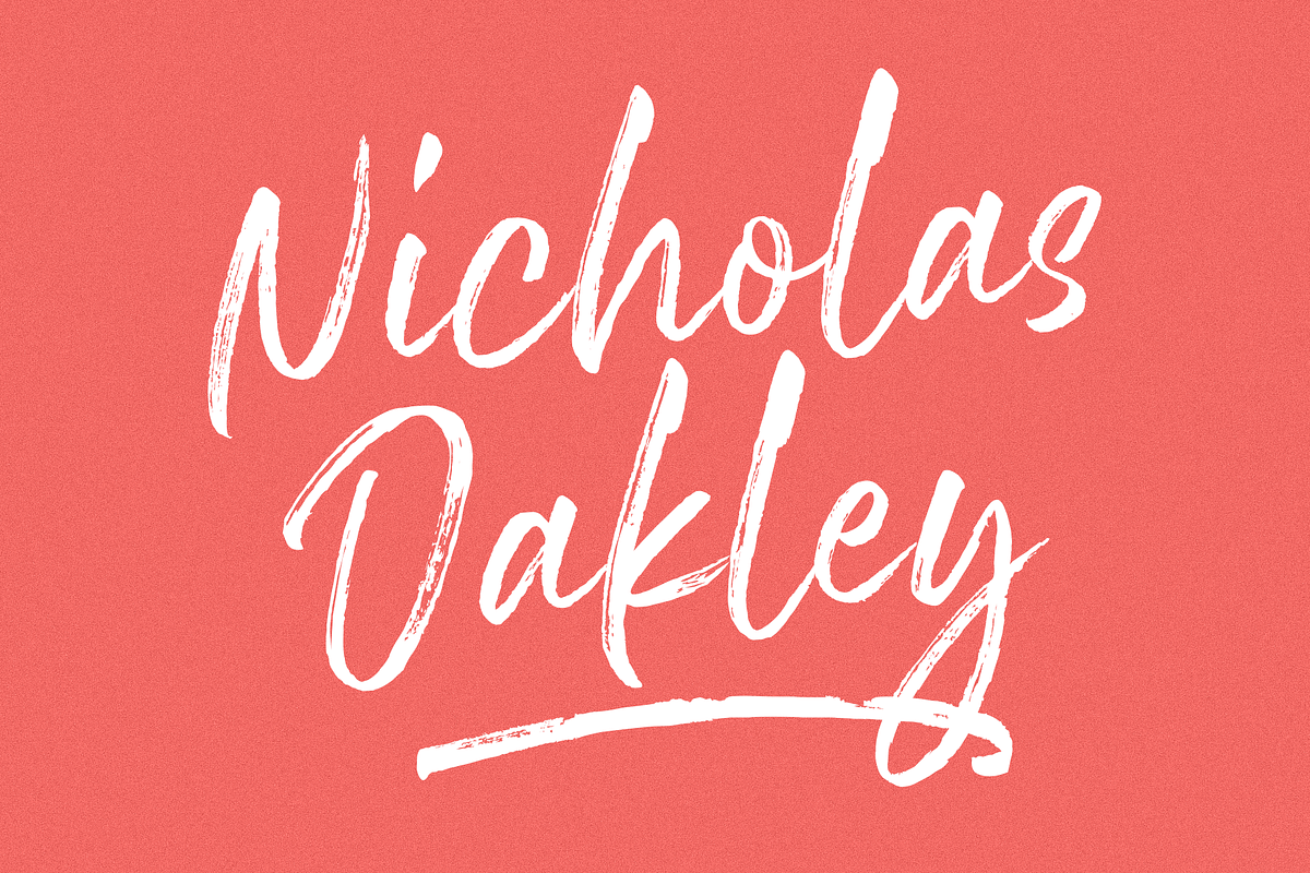 Royalty Handbrush Font preview 7