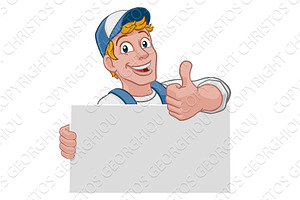 Handyman Mechanic Painter Plumber, an Illustration by Christos Georghiou
