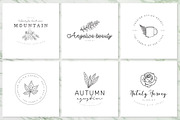 200 Hand Drawn Feminine Logo Bundle, a Branding & Logo Template by XpertgraphicD (Thumbnail 19 of 61)