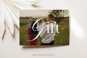 Photography Gift Certificate GIC034